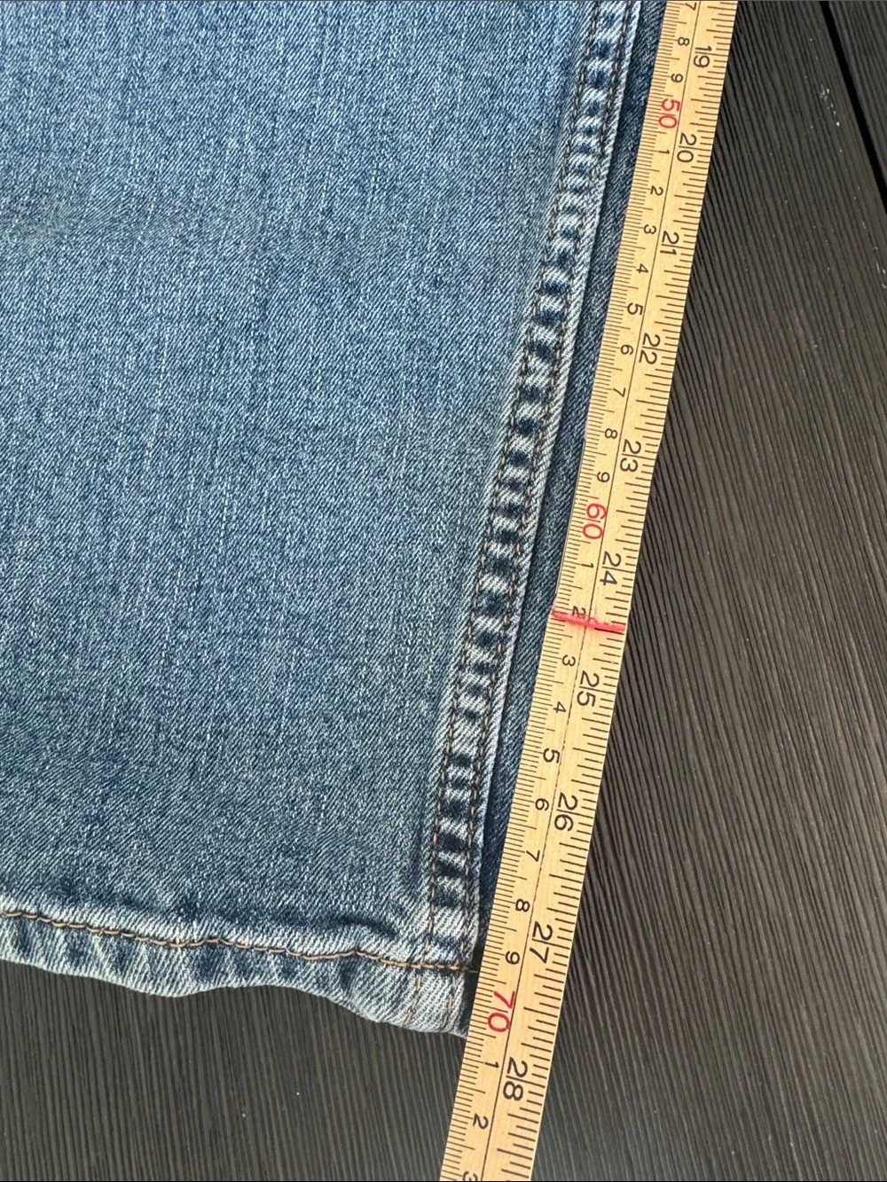 Levi’s 505 Regular Fit Jeans Men’s 34x30 Light Wash Straight Leg Denim Cotton
